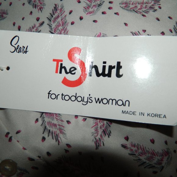 Womens Vintage Sears The Shirt Perma Prest Blouse Lot of 2 Size 18 (P-6) - Picture 7 of 7